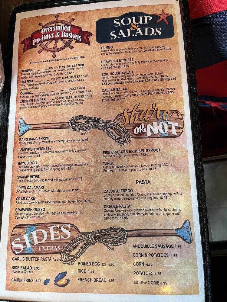 Hieux Boil Seafood House - New Orleans, LA menu_pic