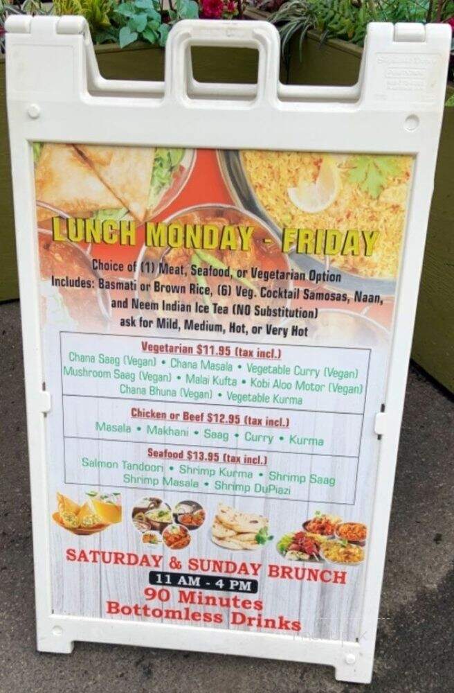 Neem Indian Cuisine - New York, NY menu_pic