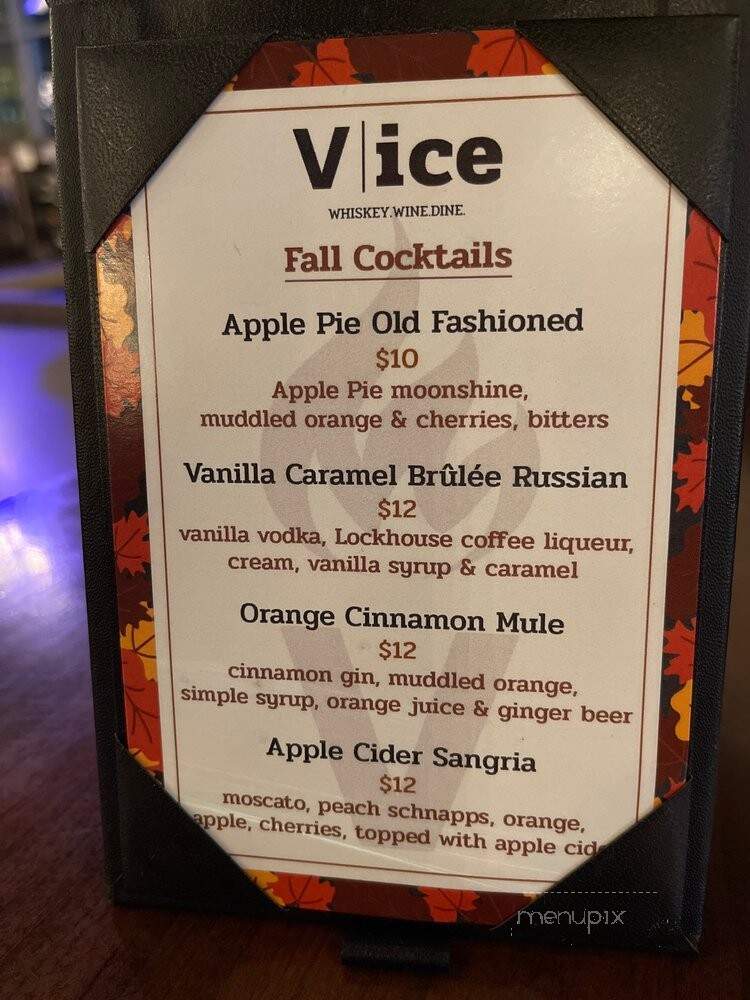 Vice - Buffalo, NY menu_pic