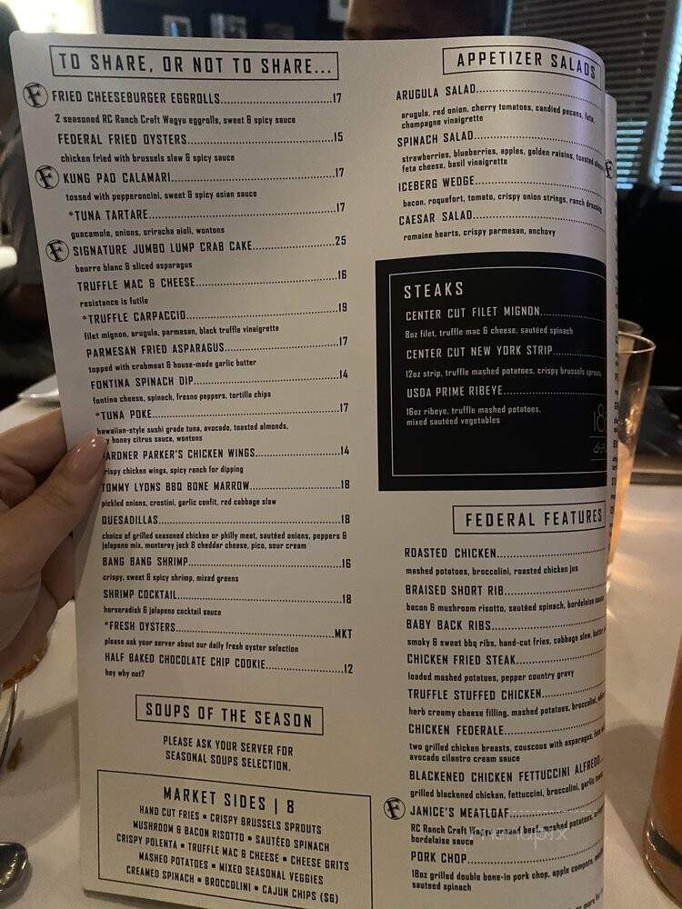 Federal American Grill - Katy, TX