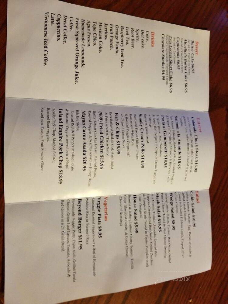 Dana gourmet cafe - Pomona, CA menu_pic