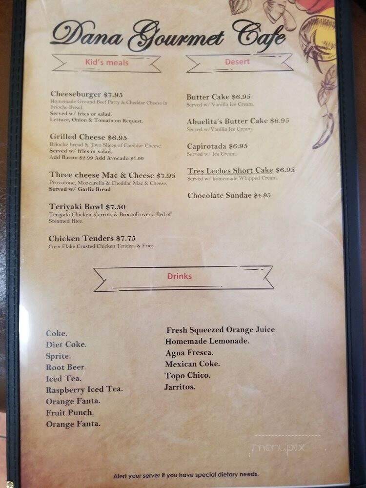 Dana gourmet cafe - Pomona, CA