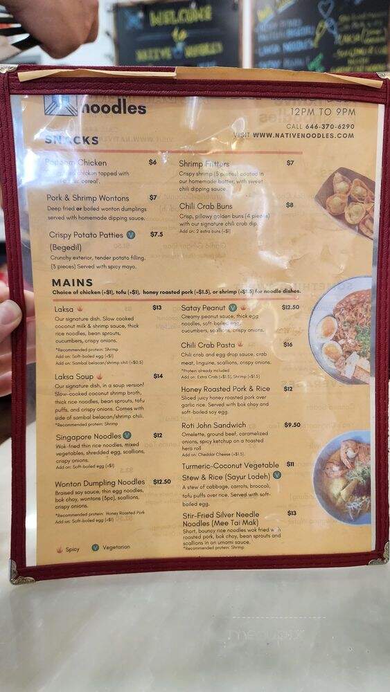 Native Noodles - New York, NY menu_pic