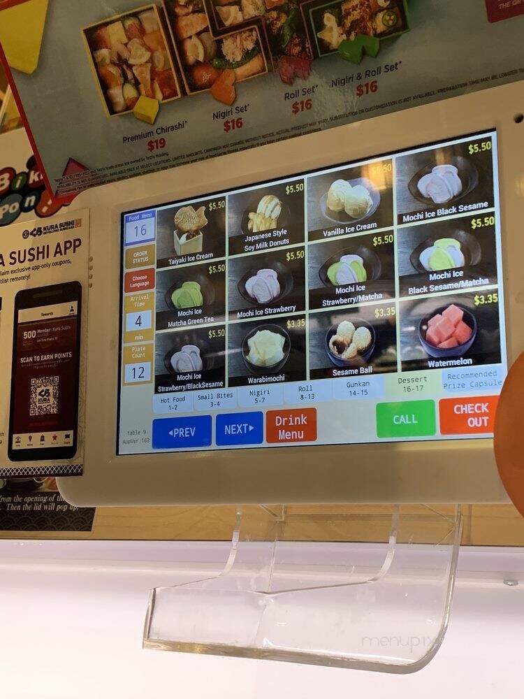 Kura Revolving Sushi Bar - Troy, MI menu_pic