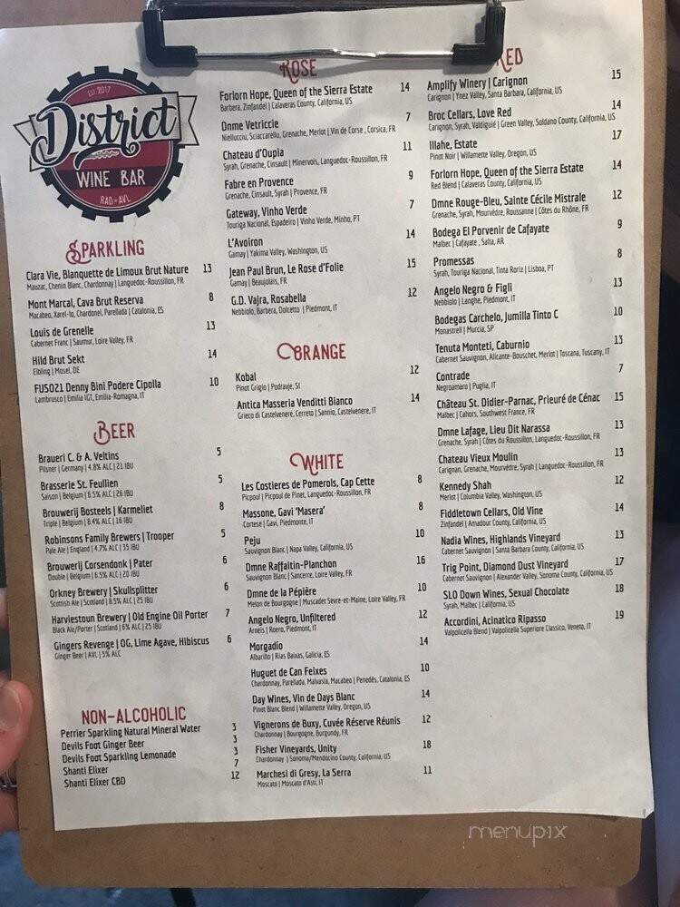 Bottle Riot - Asheville, NC menu_pic