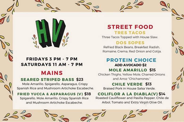 Hermanos Verdes - Hayward, CA menu_pic
