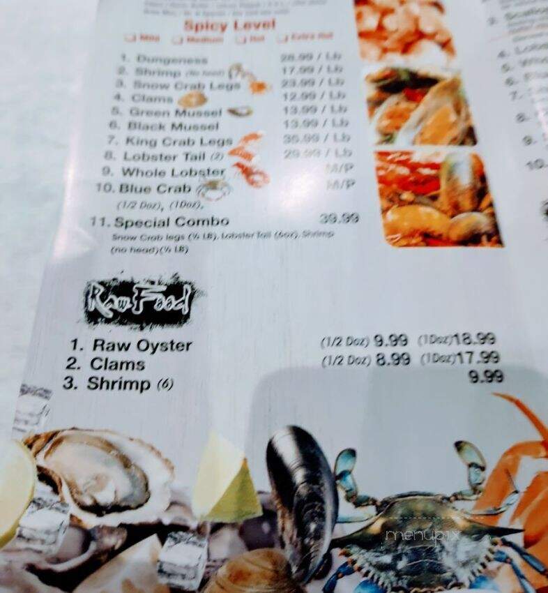 Mr Q Crab House - Fort Lauderdale, FL menu_pic