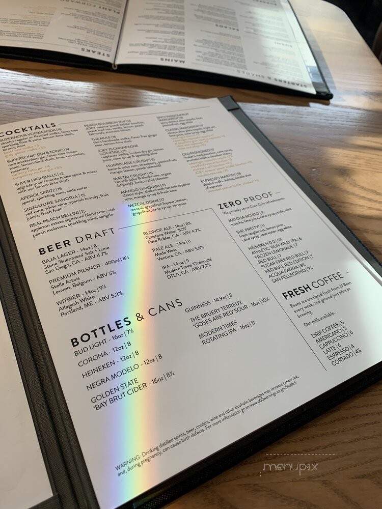 Joey Manhattan Beach - Manhattan Beach, CA menu_pic