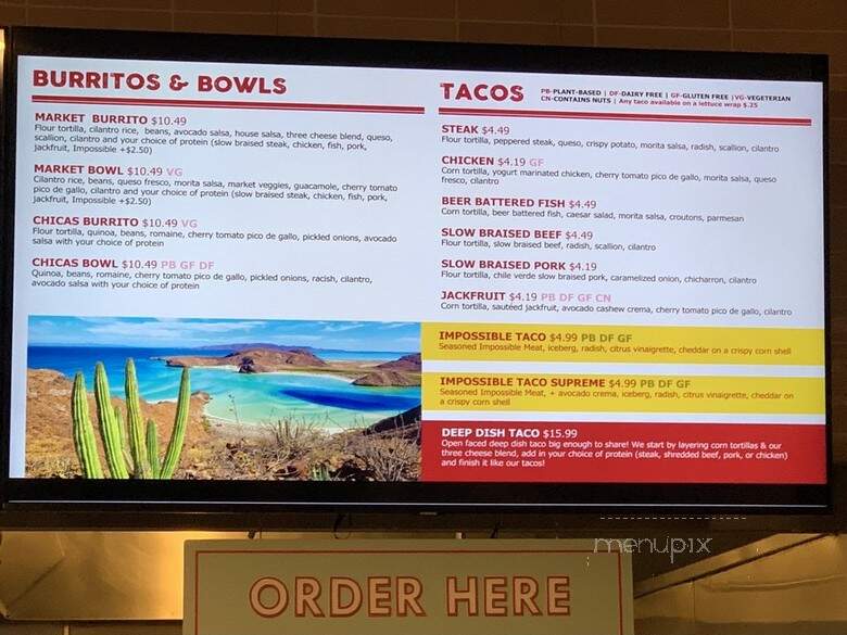 Chicas Tacos - Los Angeles, CA menu_pic