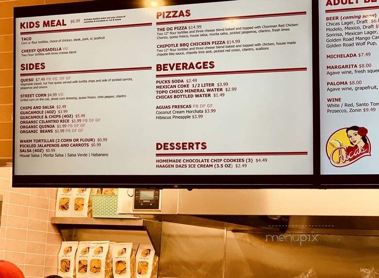 Chicas Tacos - Los Angeles, CA menu_pic