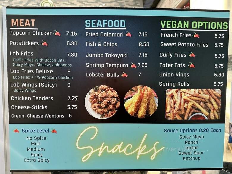 Milk Tea Lab - San Diego, CA menu_pic