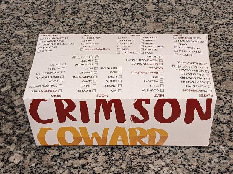 Crimson Coward - Artesia, CA menu_pic