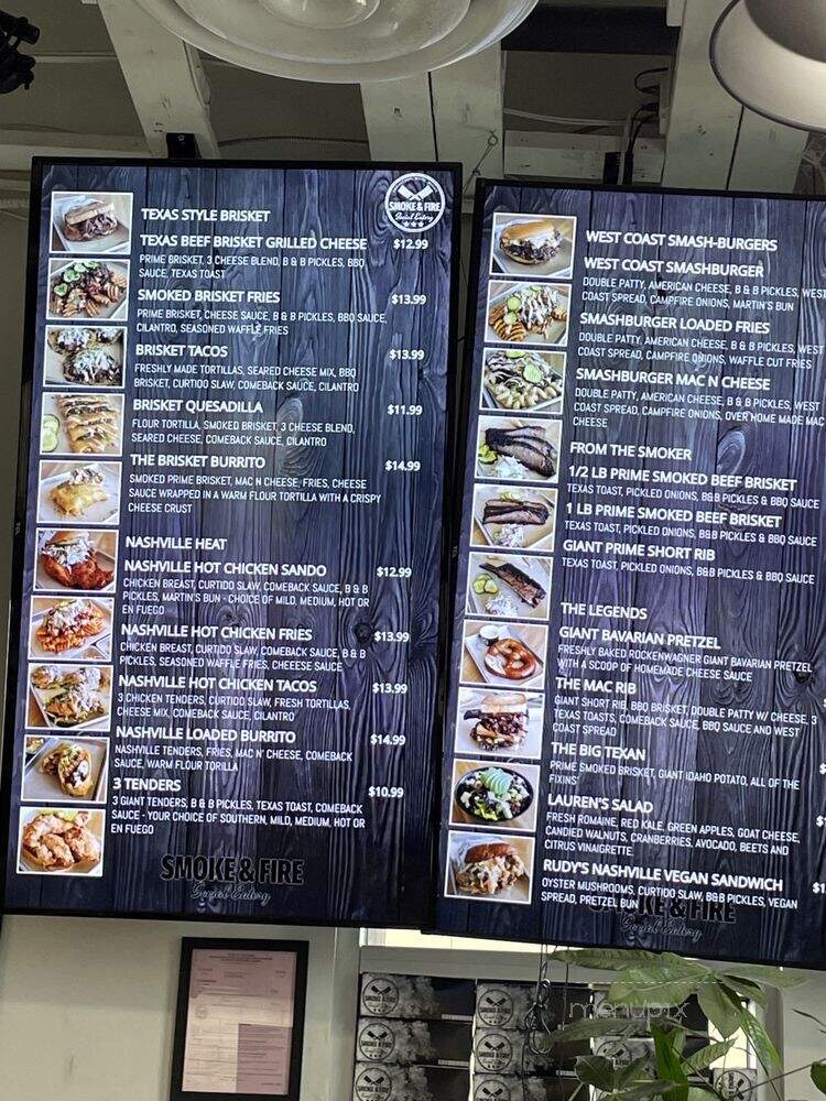 Smoke & Fire Social Eatery - Paramount, CA menu_pic