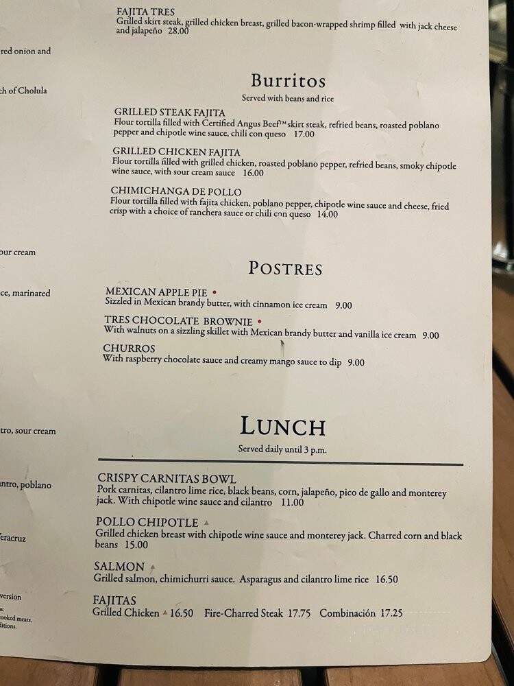 Cantina Laredo - Virginia Beach, VA menu_pic