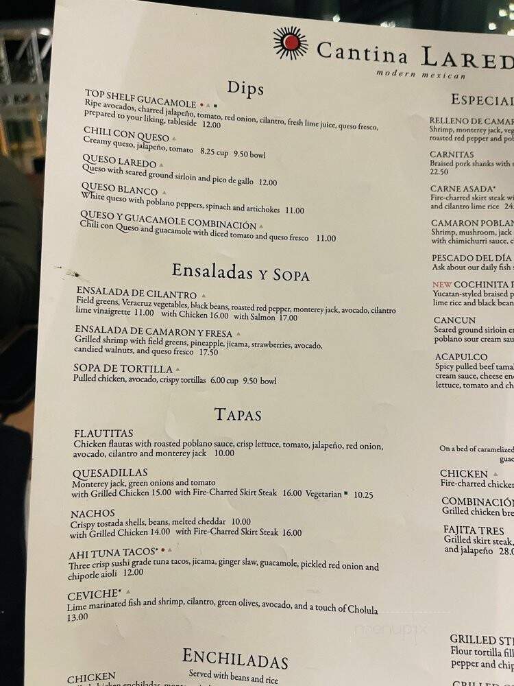 Cantina Laredo - Virginia Beach, VA menu_pic