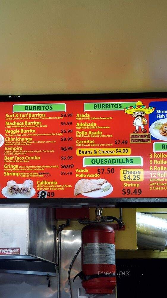 Taqueria Pepitos - Santee, CA menu_pic