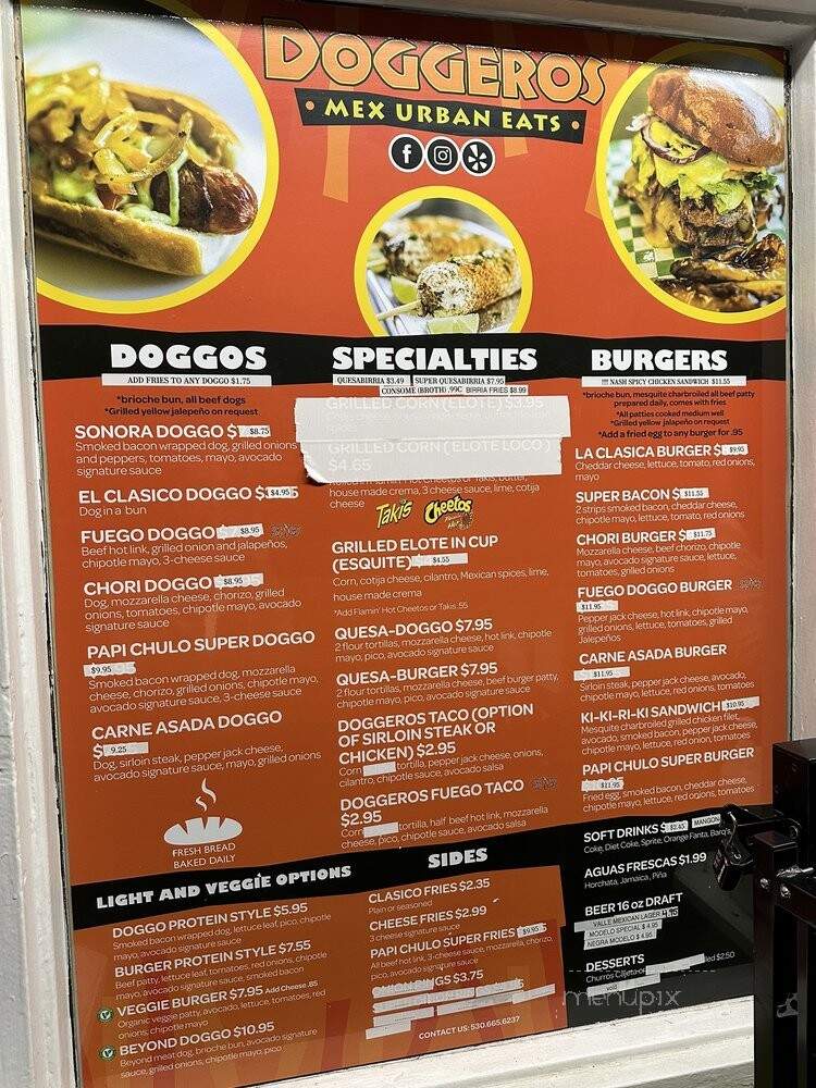 Doggeros - Woodland, CA menu_pic