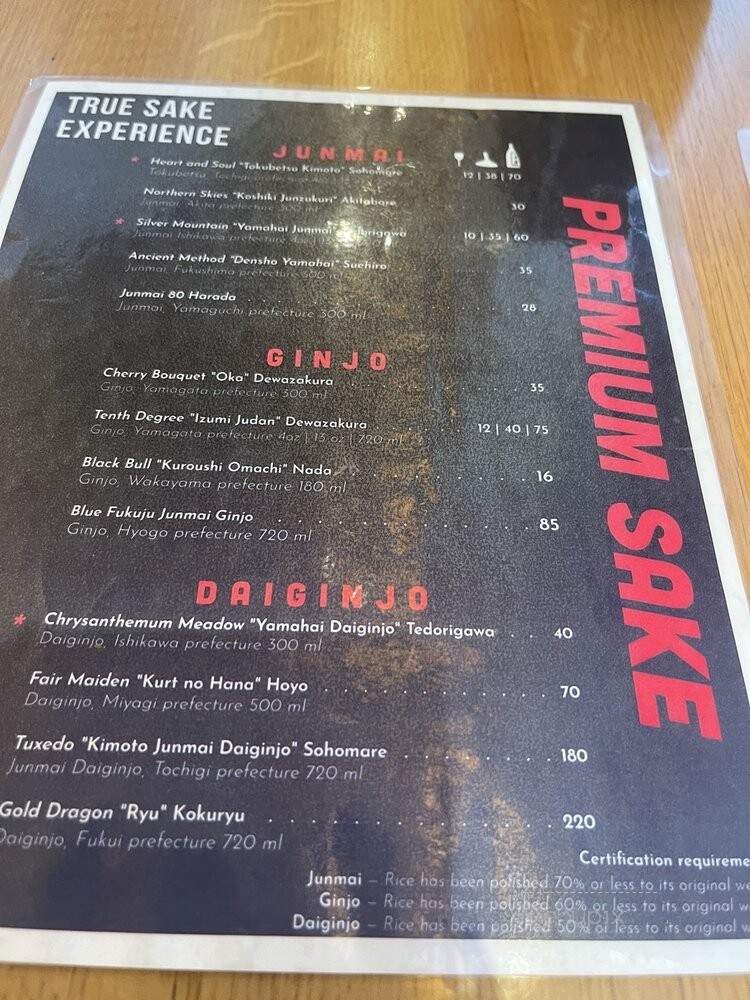 Kazan - Beverly Hills, CA menu_pic