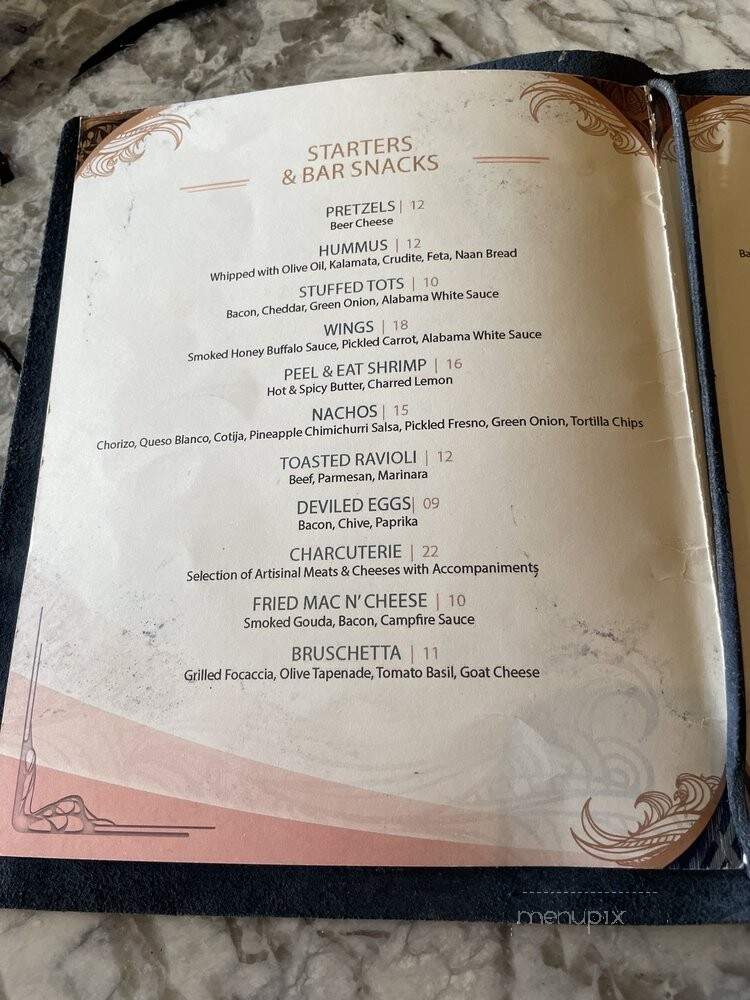 The Train Shed - St. Louis, MO menu_pic