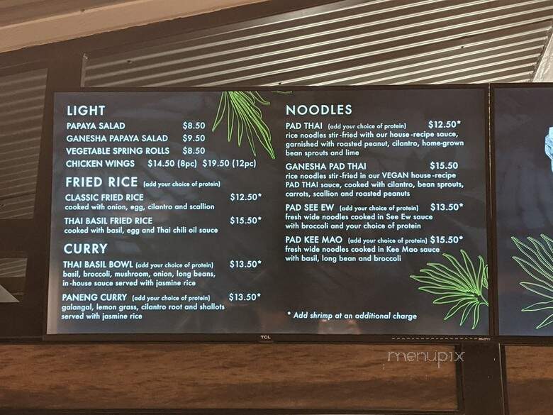 The Elephant Shack - Pearl City, HI menu_pic
