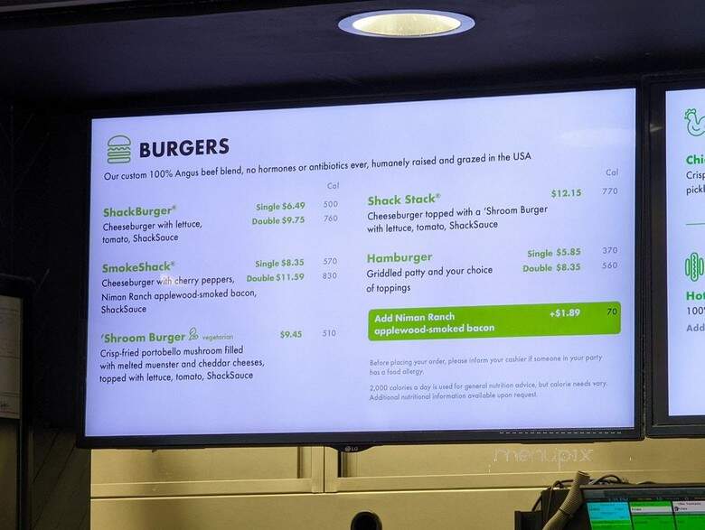 Shake Shack - Atlanta, GA menu_pic