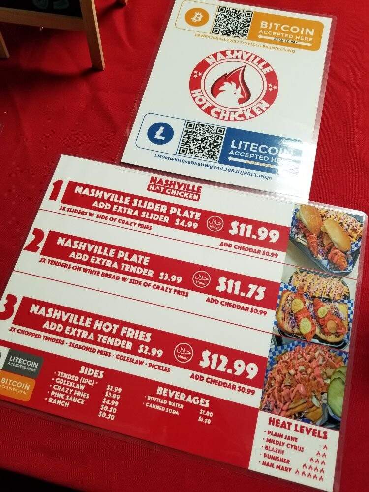 Nashville Hot Chicken - Hollywood, CA menu_pic