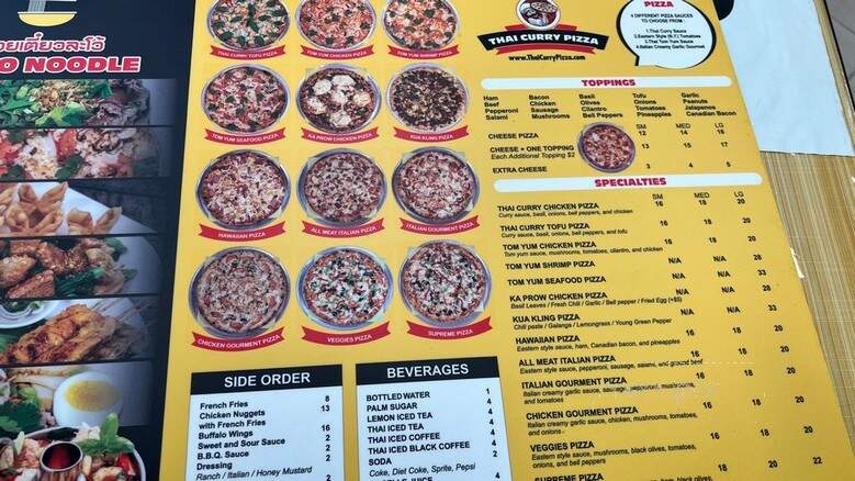 Lavo Noodle & Thai Curry Pizza 2 - Los Angeles, CA menu_pic
