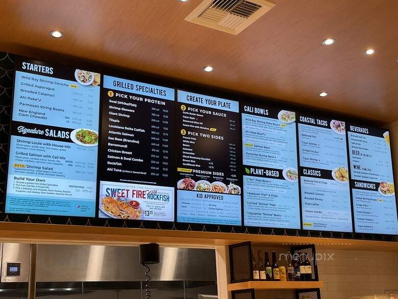 California Fish Grill - Pasadena, CA menu_pic