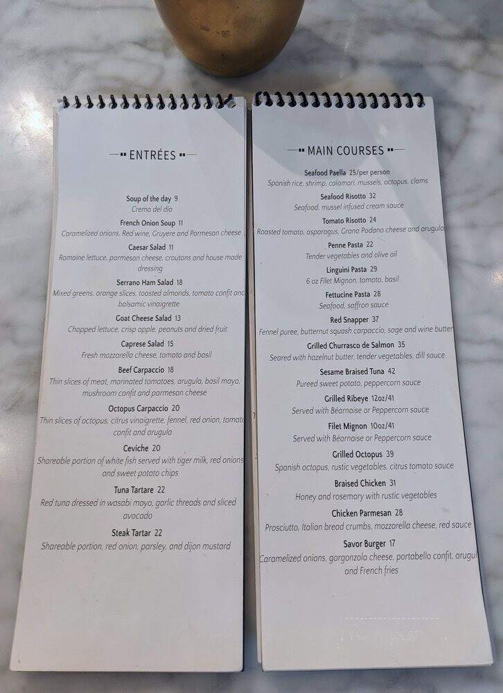 Savor Bistro - San Antonio, TX menu_pic