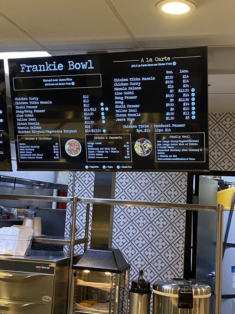 The Bombay Frankie Company - Woodland Hills, CA menu_pic