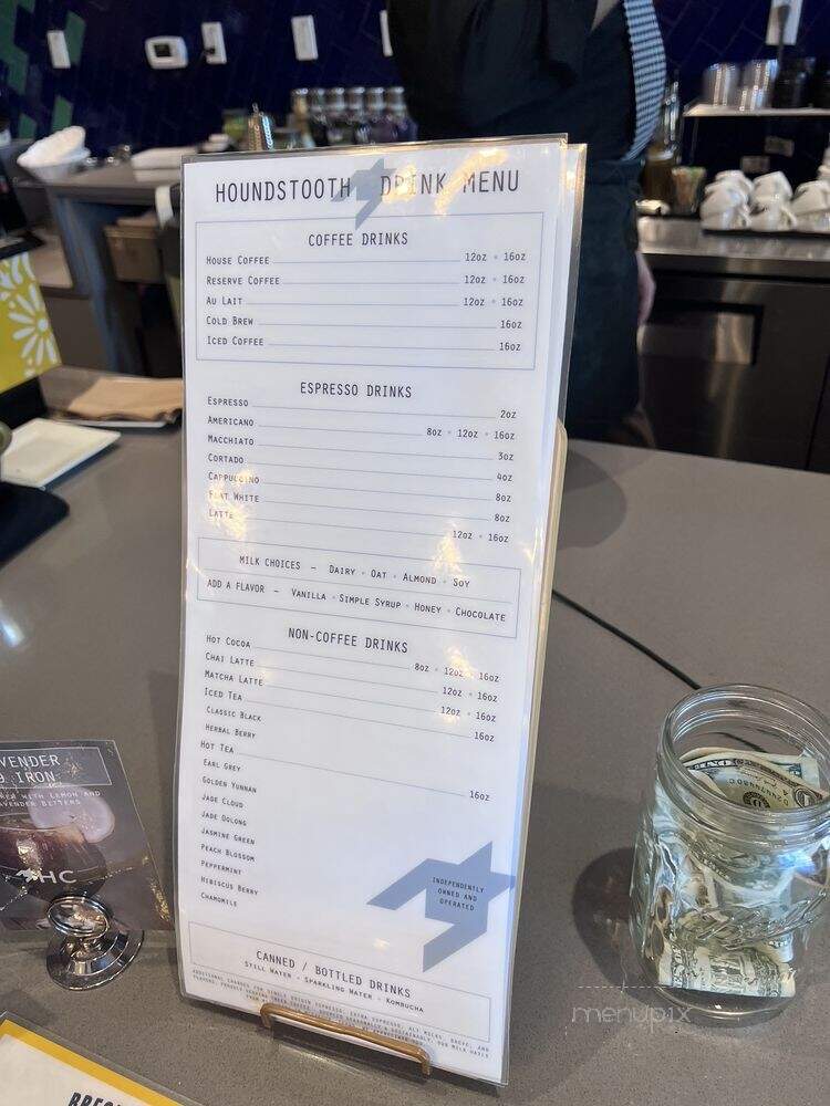 Houndstooth - Austin, TX menu_pic