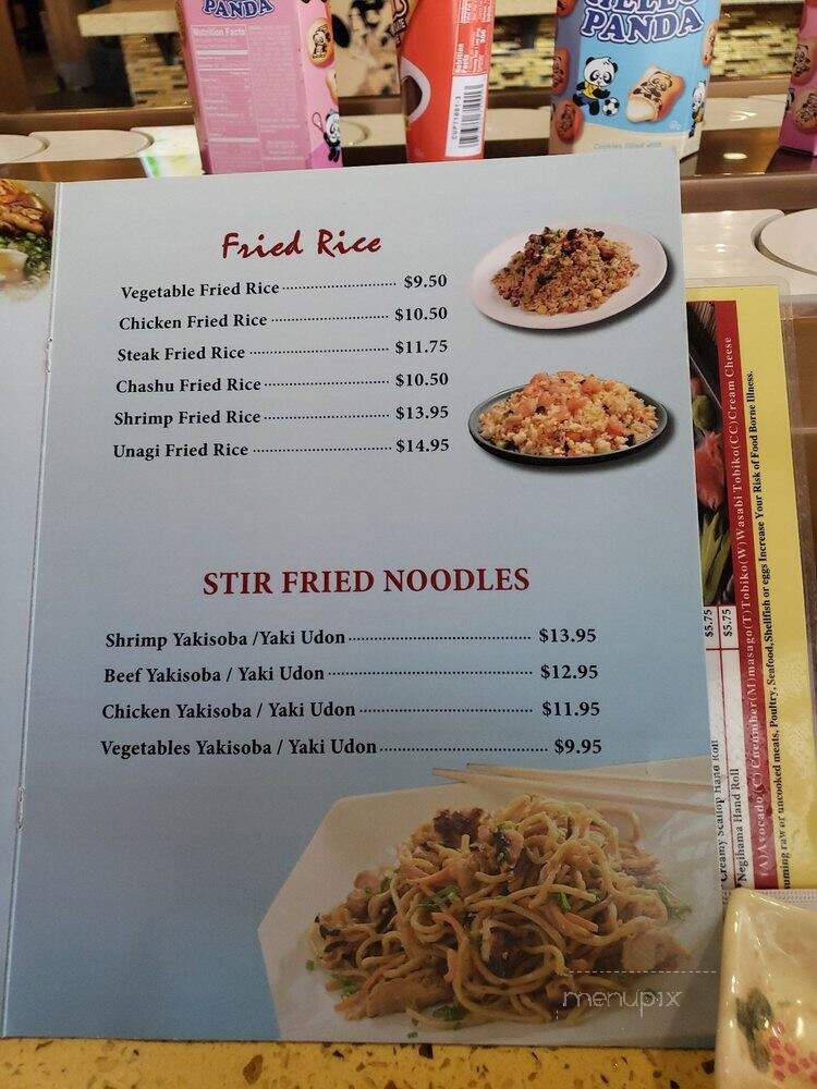 Sora Sushi - Redmond, OR menu_pic