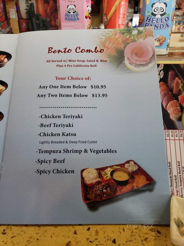 Sora Sushi - Redmond, OR menu_pic