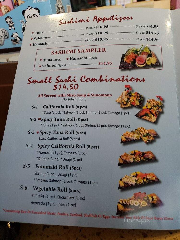 Sora Sushi - Redmond, OR menu_pic