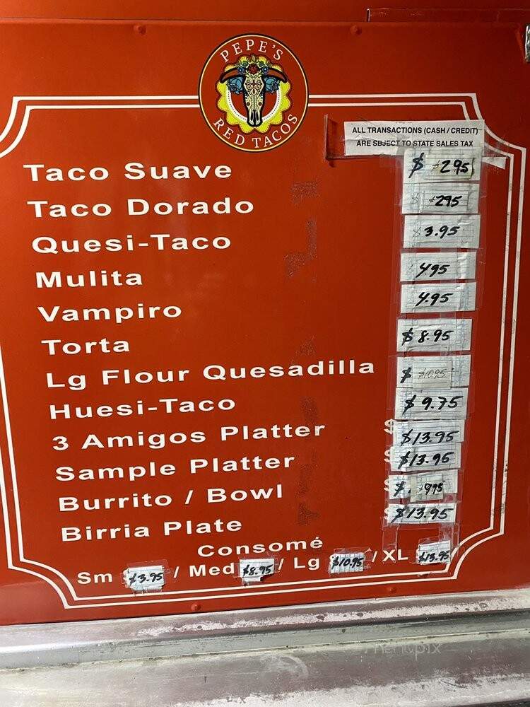 Pepe's Red Tacos - Harbor City, CA menu_pic