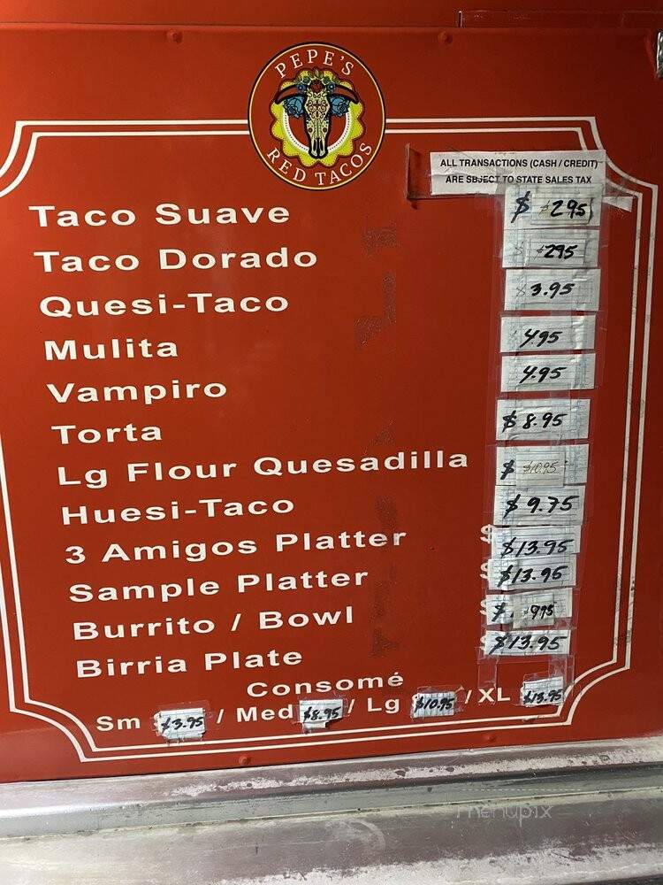 Pepe's Red Tacos - Harbor City, CA menu_pic