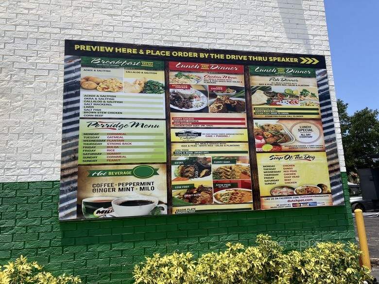 The Dutch Pot Jamaican Restaurant - Lauderdale Lakes, FL menu_pic