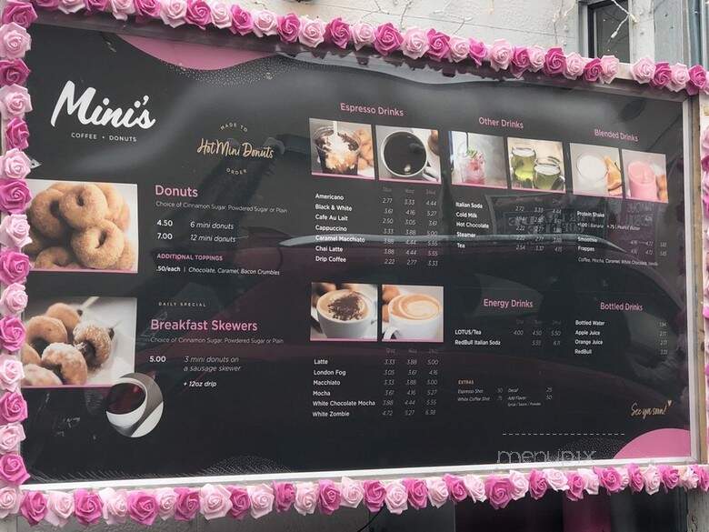 Mini's Coffee & Donuts - Bellevue, WA menu_pic