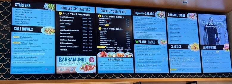 California Fish Grill - Northridge, CA menu_pic