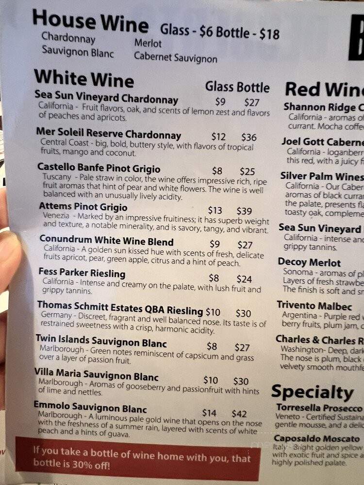 Nara Thai - Houston, TX menu_pic