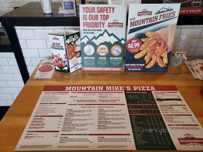 Mountain Mike's Pizza - Davis, CA menu_pic