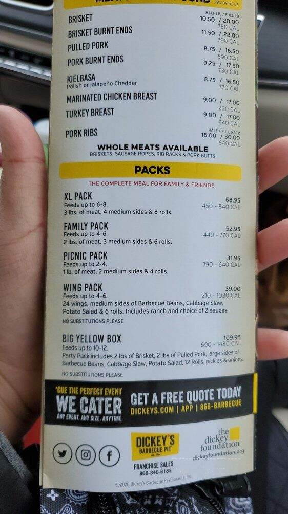 Dickey's Barbecue Pit - Freeport, NY menu_pic