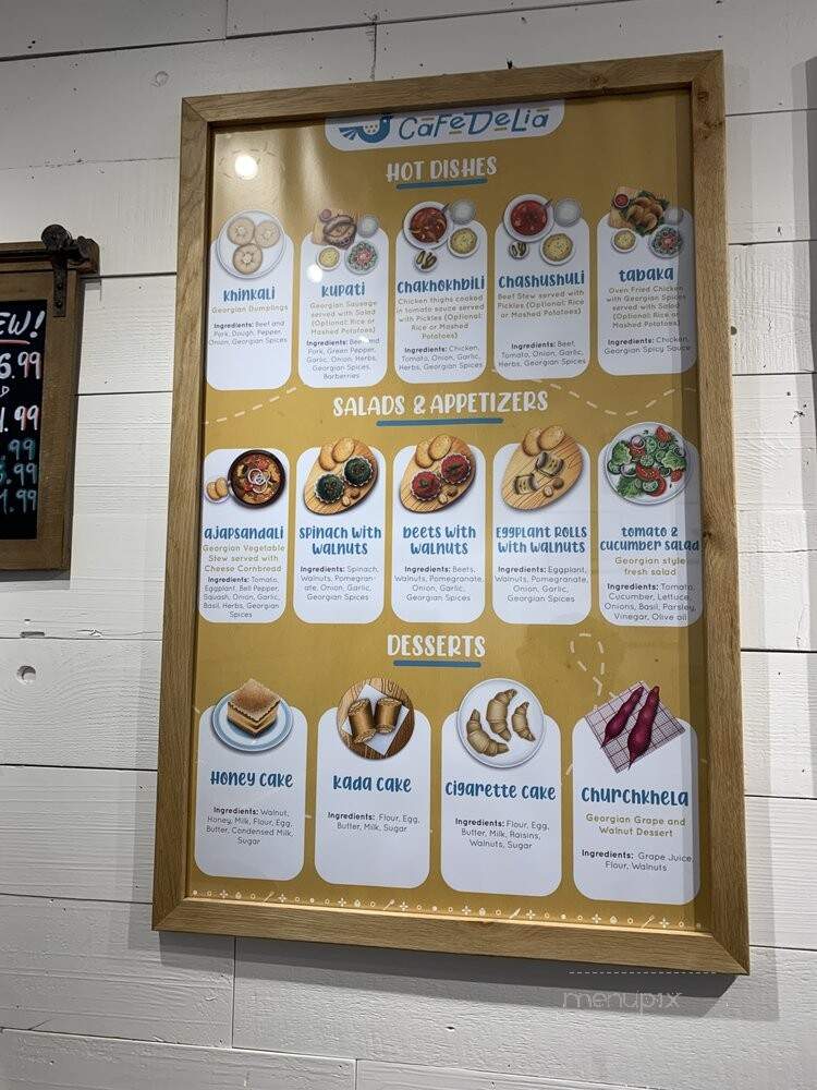 Cafedelia - New York, NY menu_pic