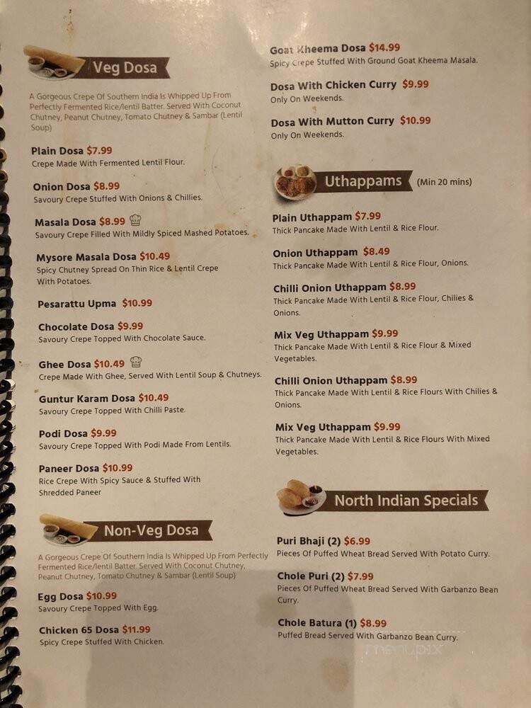 Charminar Indian Cuisine - Scarborough, ON menu_pic