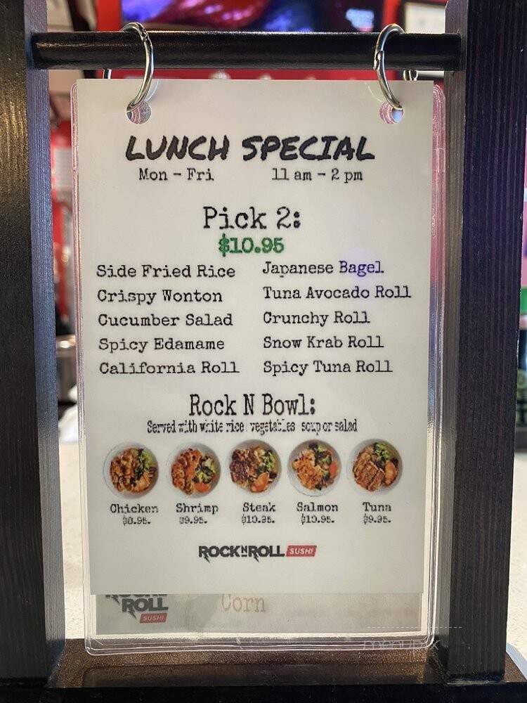 Rock N Roll Sushi - New Orleans, LA menu_pic