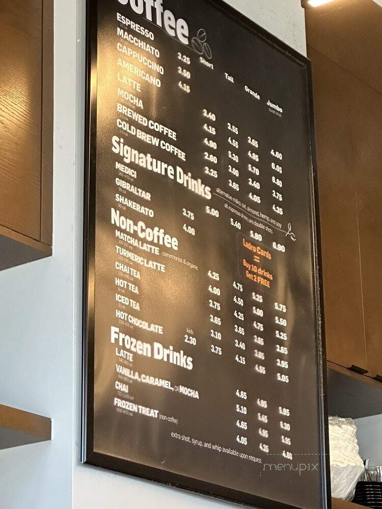Caffe Ladro Ravenna - Seattle, WA menu_pic