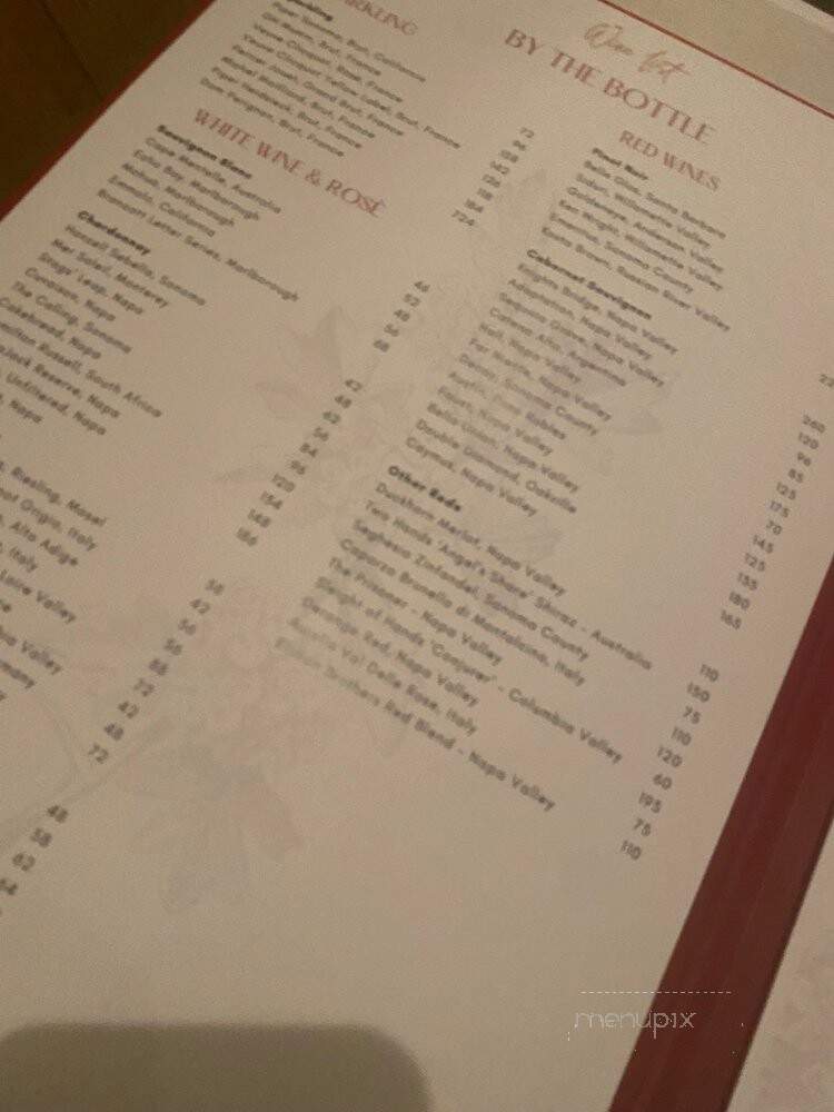 Hawthorn - Dallas, TX menu_pic