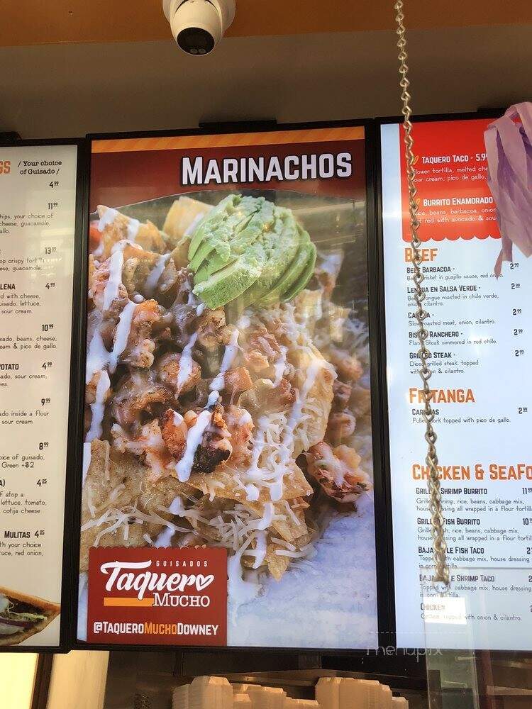 Taquero Mucho - Downey, CA menu_pic