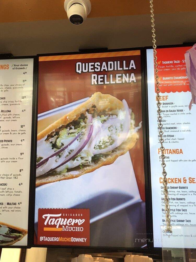 Taquero Mucho - Downey, CA menu_pic