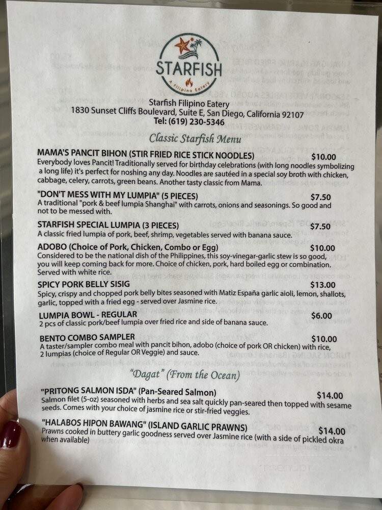 Starfish Filipino Eatery - San Diego, CA